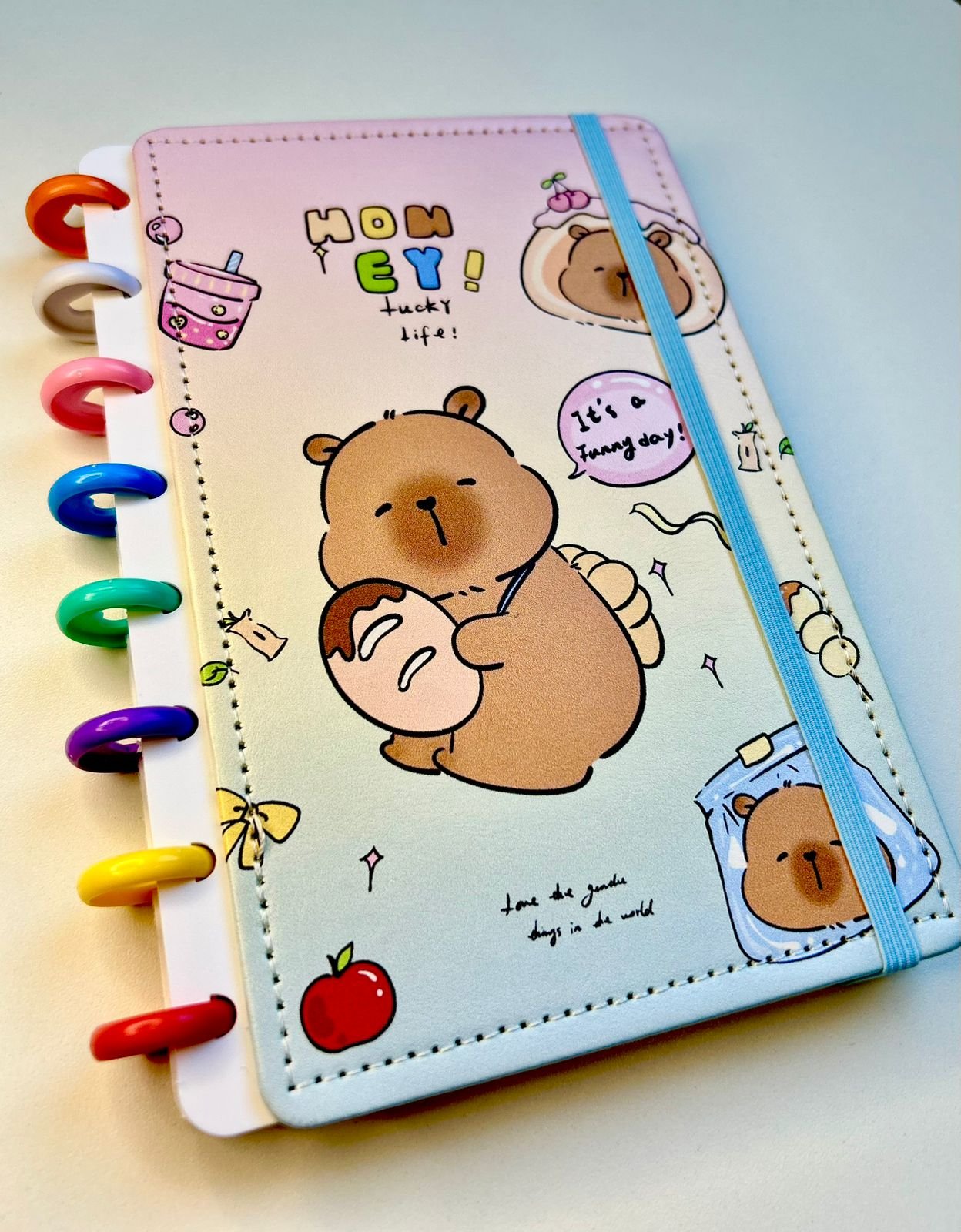 Caderno de Disco capivara