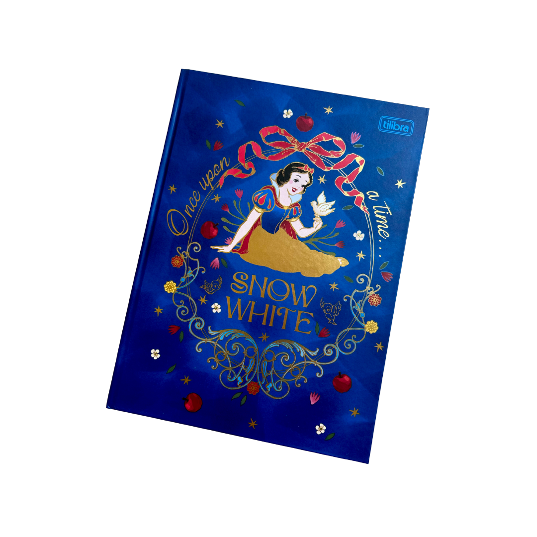 Caderno Brochura Luxo Capa Dura Branca de Neve – Tilibra