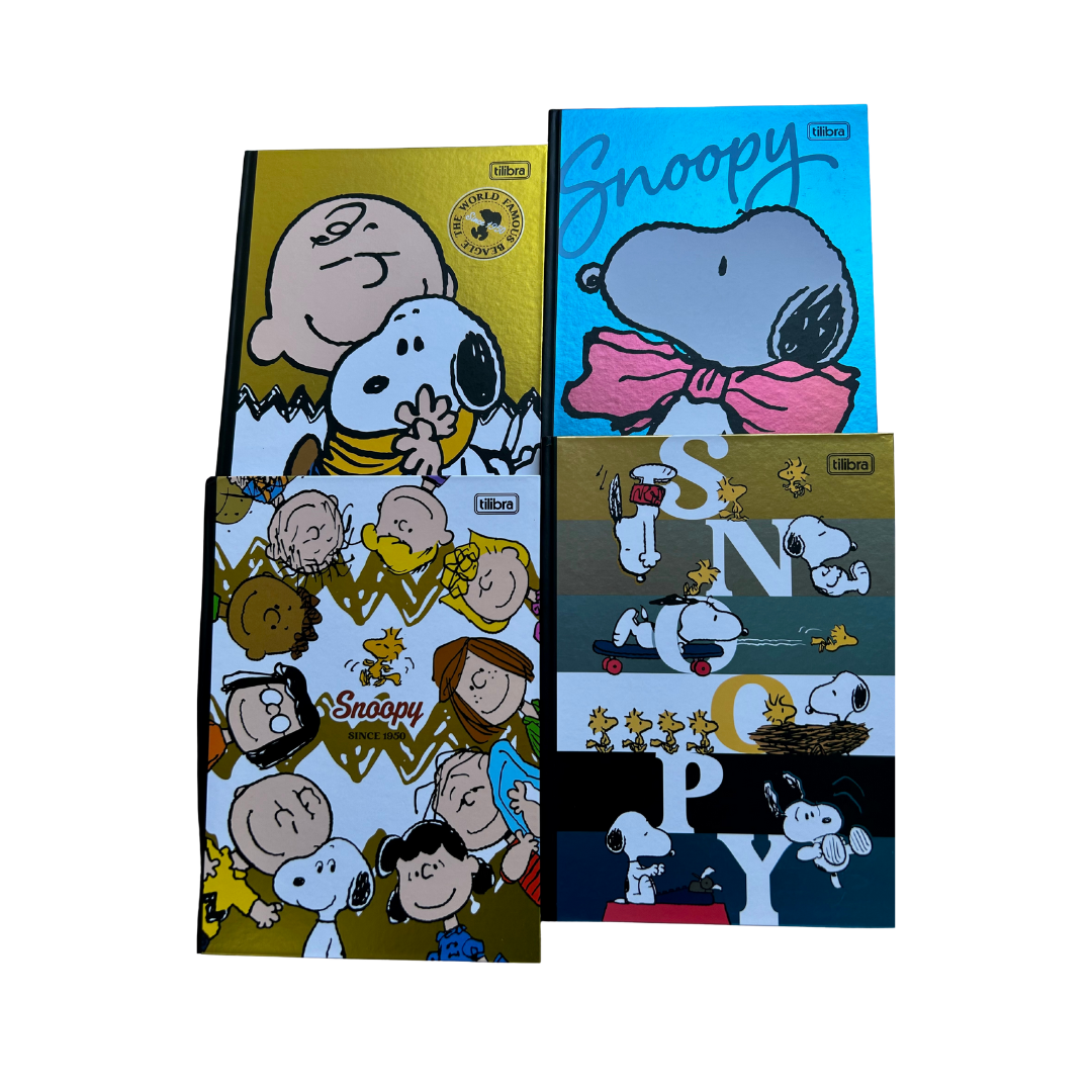 Caderno Brochura Luxo Capa Dura Snoopy – Tilibra