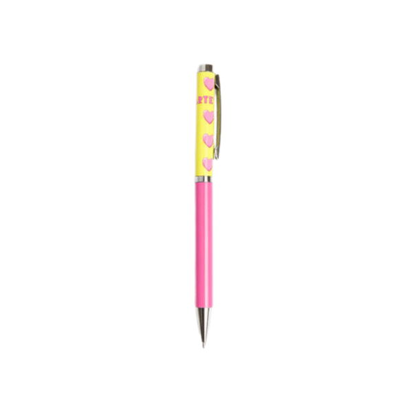 Caneta Coração Pink Vibes - Tinta Azul - Imagem 5