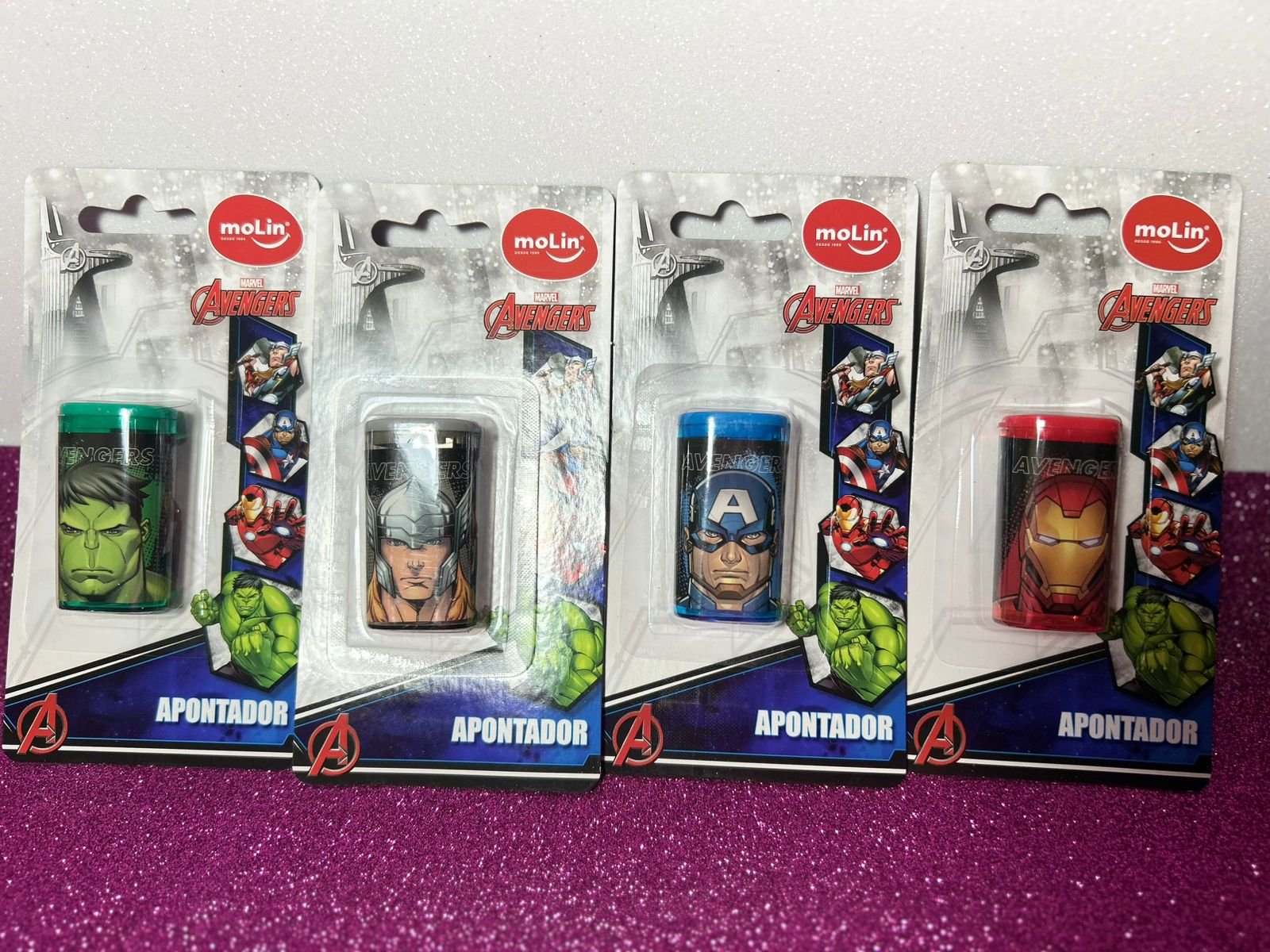 Apontador Avengers Com Depósito - Molin