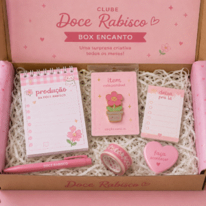 Mini-Box Encanto Doce Rabisco - Plano Mensal 65,00 + Frete Fixo 15,00