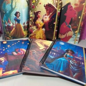 Caderno Princesas – Tamanho Colegial