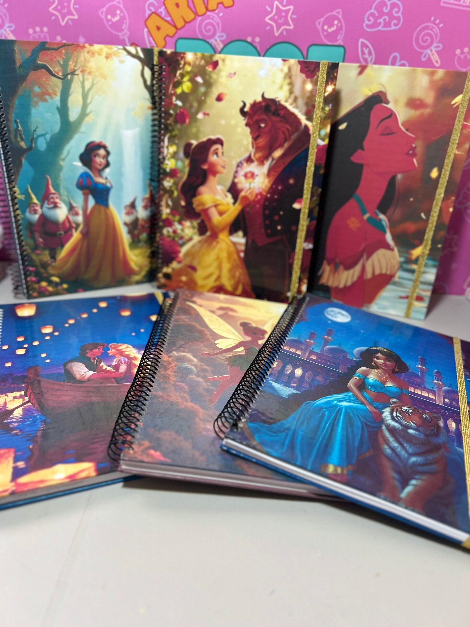 Caderno Princesas – Tamanho Colegial