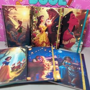 Caderno Princesas – Tamanho A5