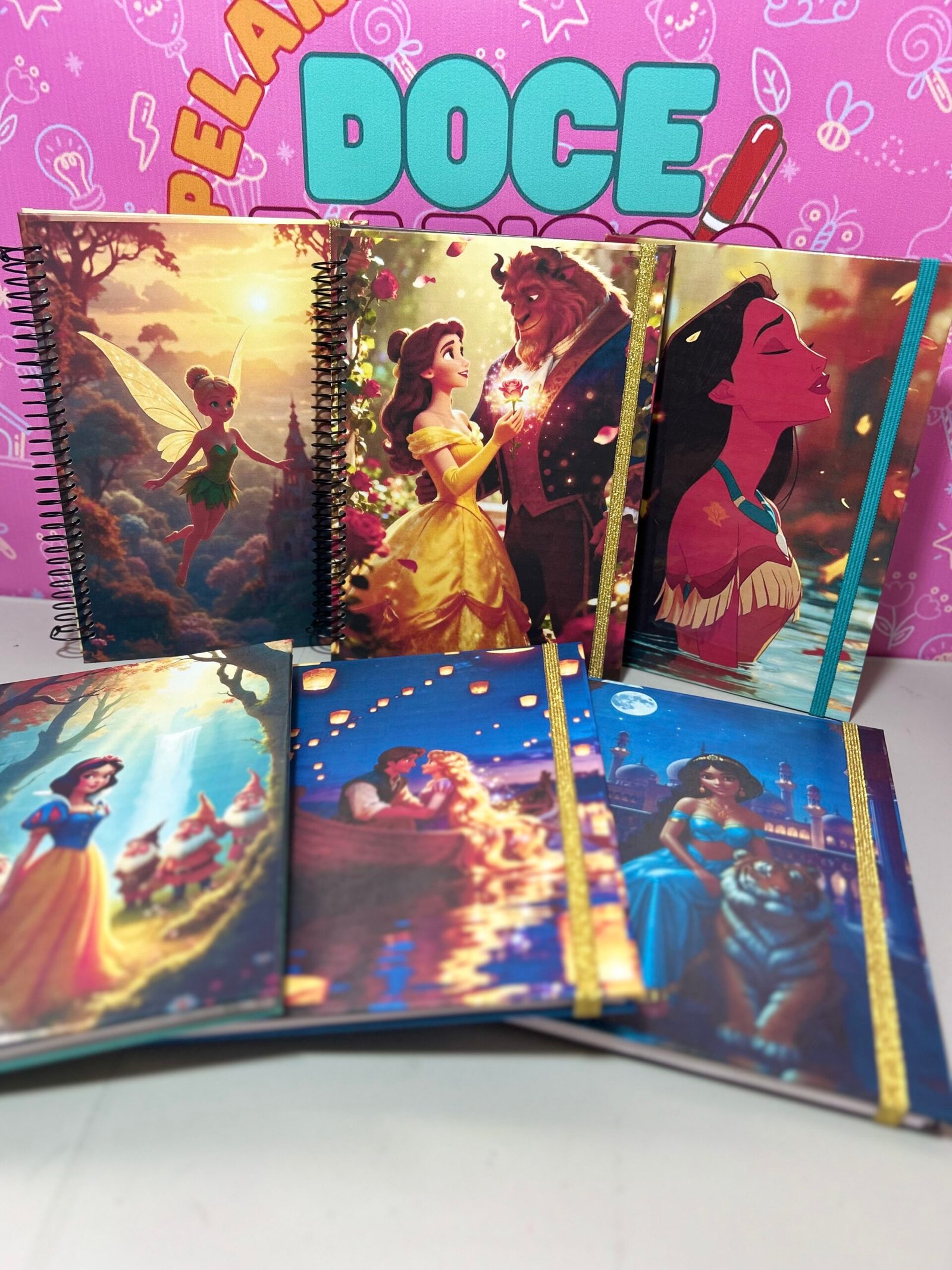 Caderno Princesas – Tamanho A5