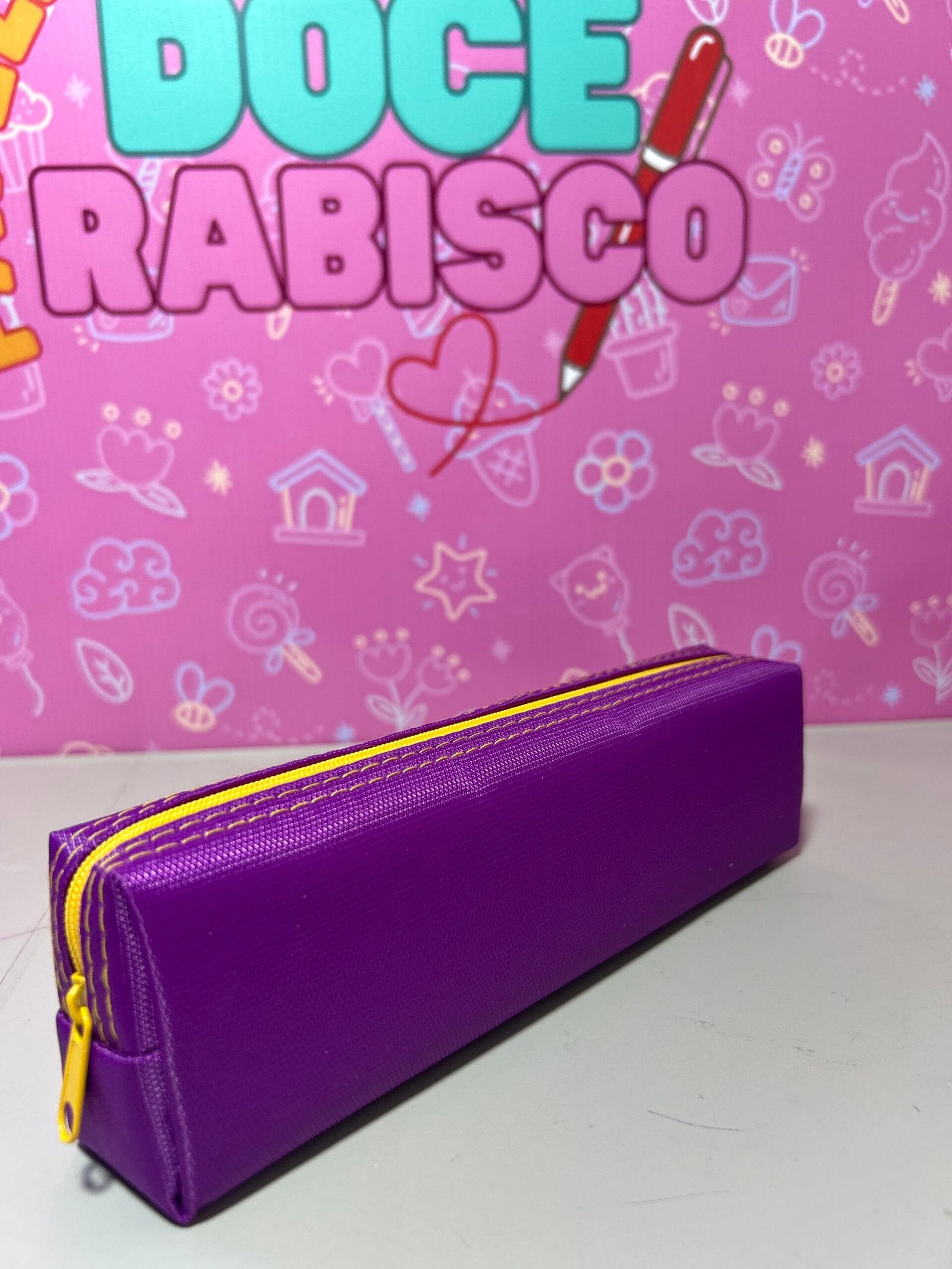 Kit Papelaria Completo 21 Itens com Estojo Fofo ✨ Canetas Lápis Washi Tape e Acessórios - Imagem 10