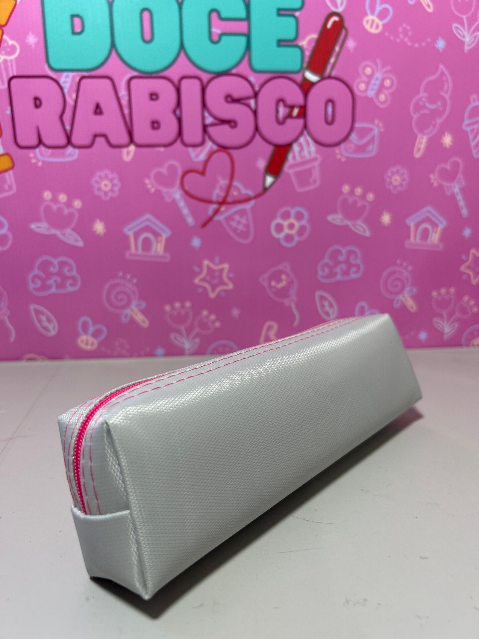 Kit Papelaria Completo 21 Itens com Estojo Fofo ✨ Canetas Lápis Washi Tape e Acessórios - Imagem 5