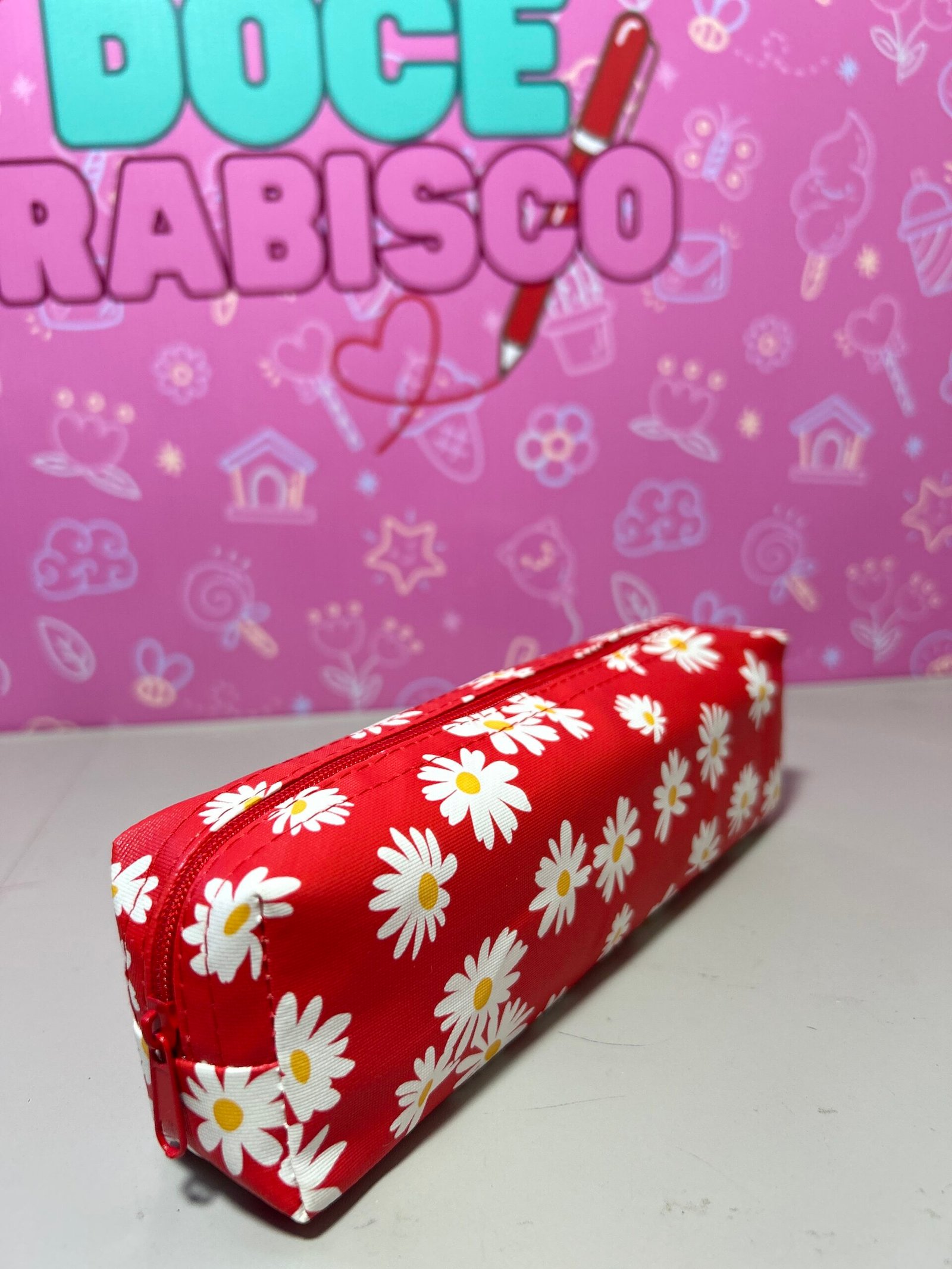 Kit Papelaria Completo 21 Itens com Estojo Fofo ✨ Canetas Lápis Washi Tape e Acessórios - Imagem 3